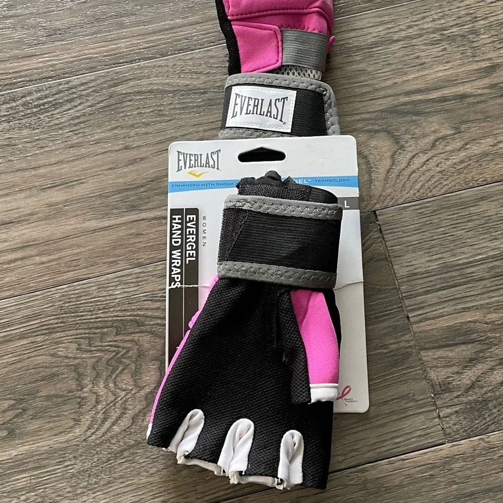 Everlast Pink Women Evergel Hand Wrap - L *NWT*